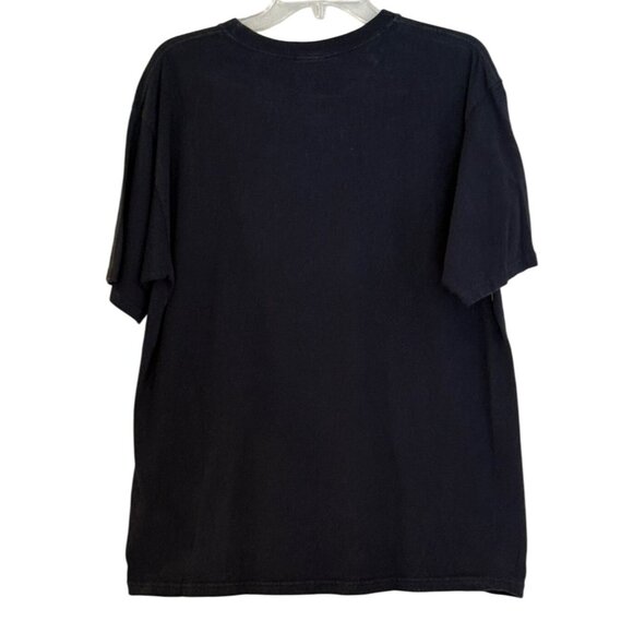 DC Comics Superman "Man of Steel" Short Sleeve Tee Shirt Black Size L - Picture 2 of 5